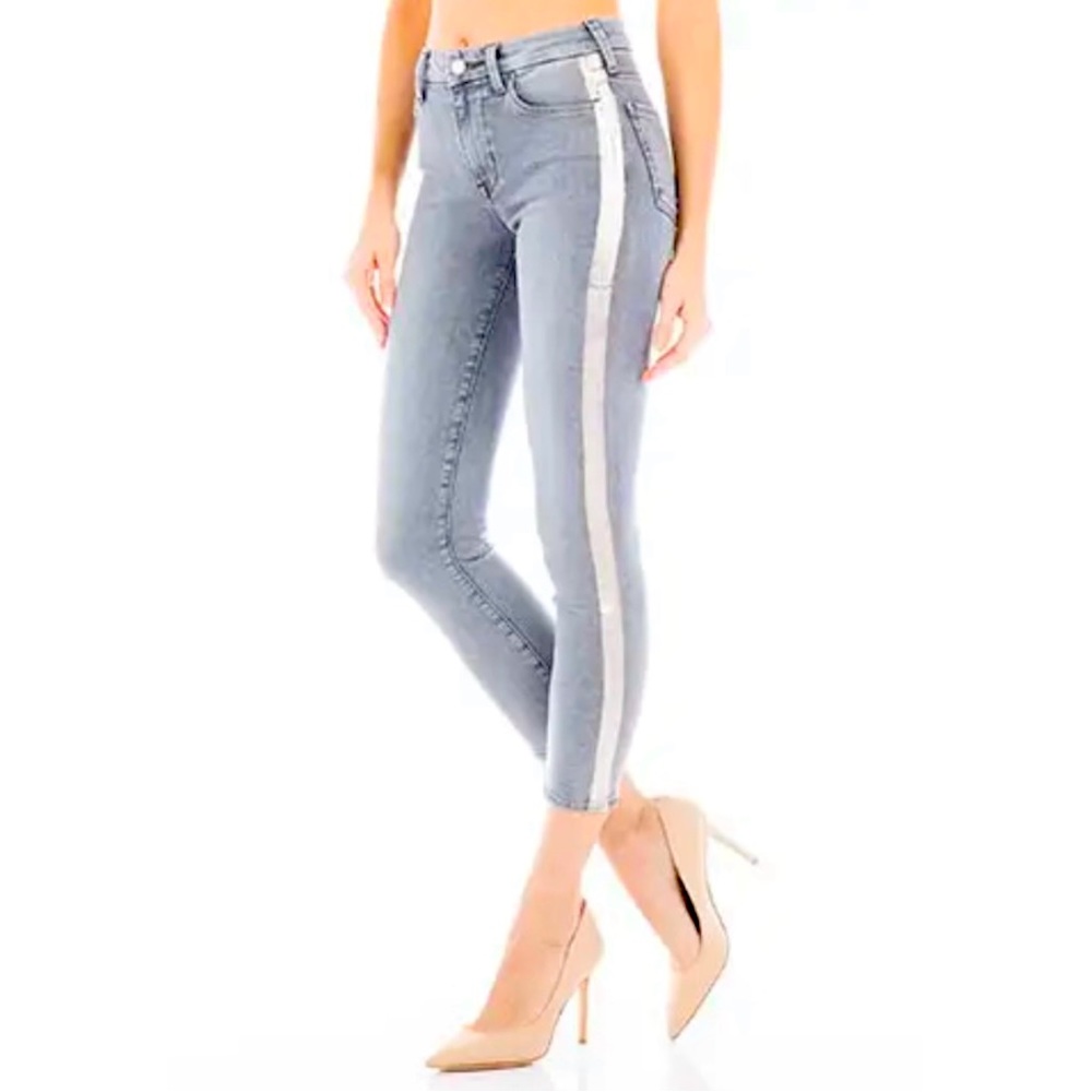 Fidelity Denim Belvedere Mid Rise Crop Jeans